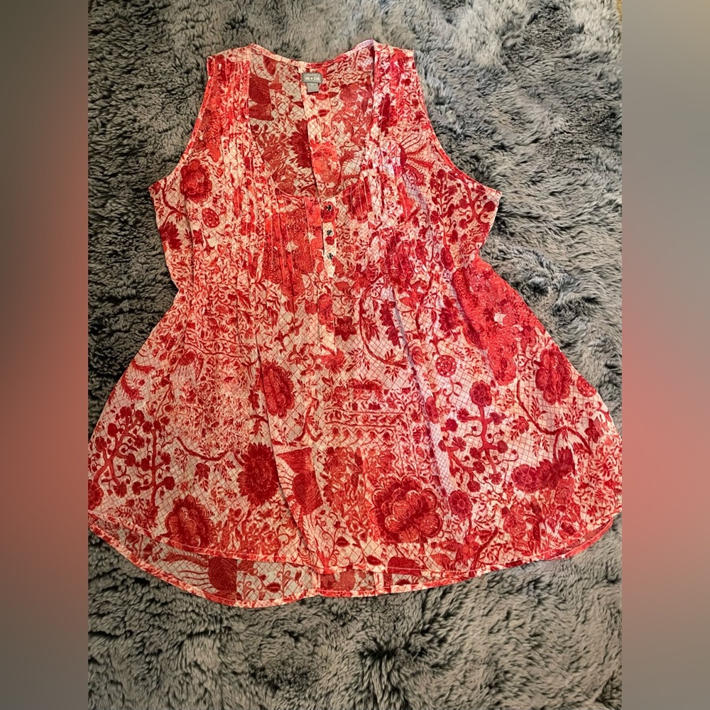 Converse chiffon top